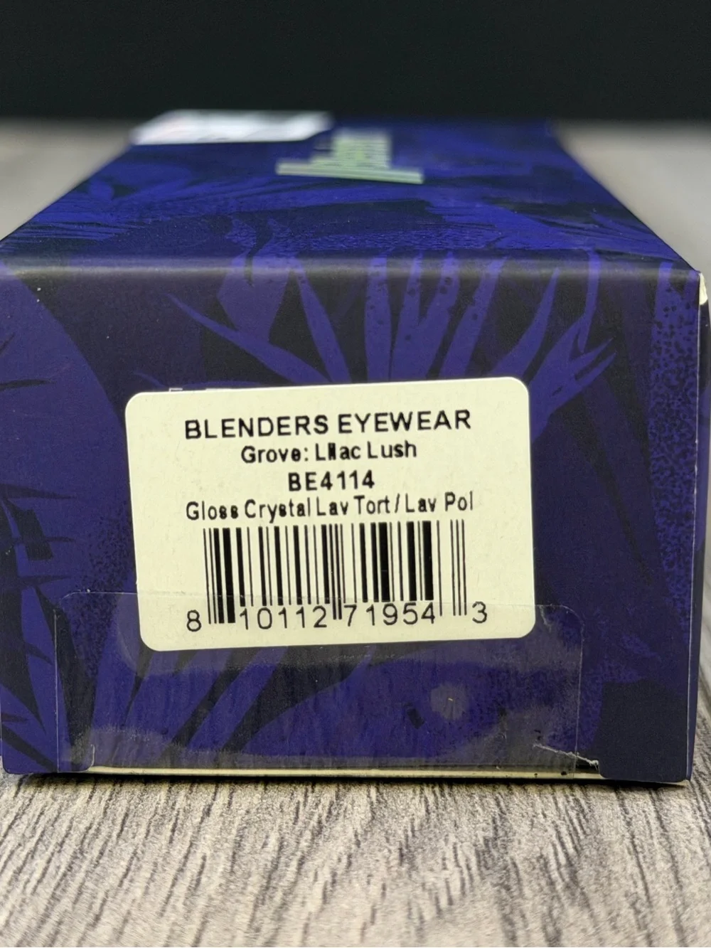 Blenders Eyewear Grove Lilac Lush Polarized Sunglasses Crystal Lavender NEW